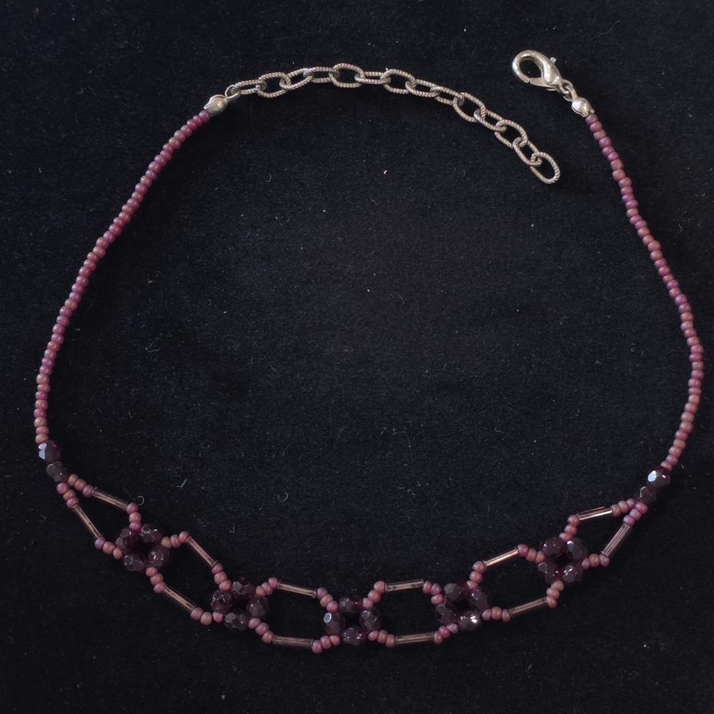 Seed Bead Choker, Adjustable